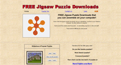 Desktop Screenshot of free-jigsaw-puzzle-downloads.com